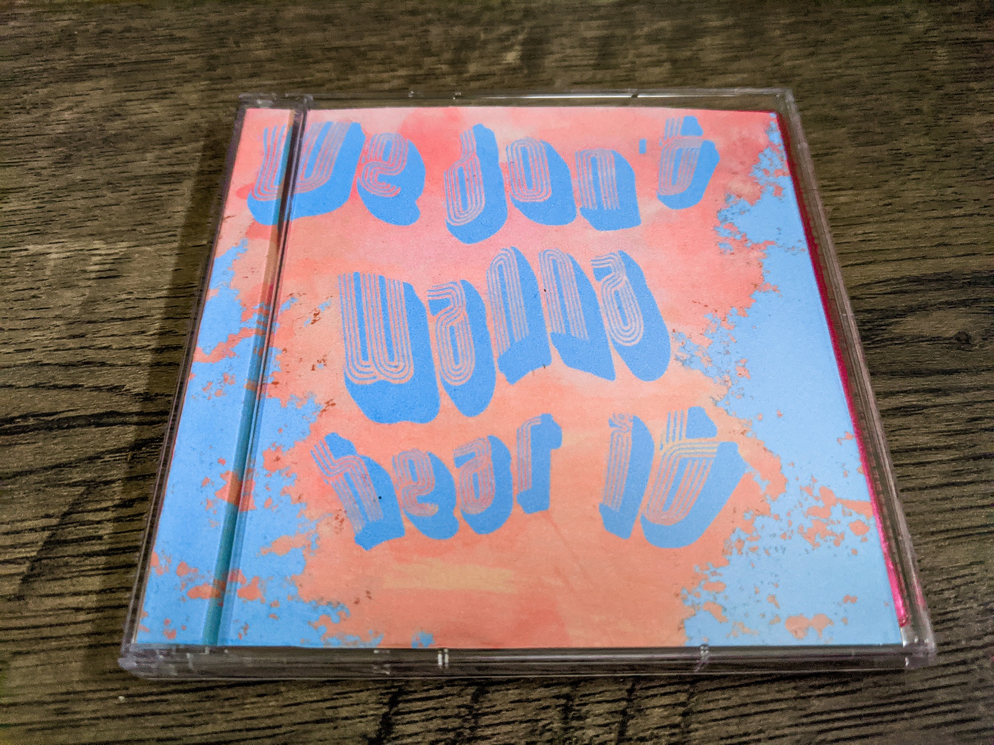 front of jewel case