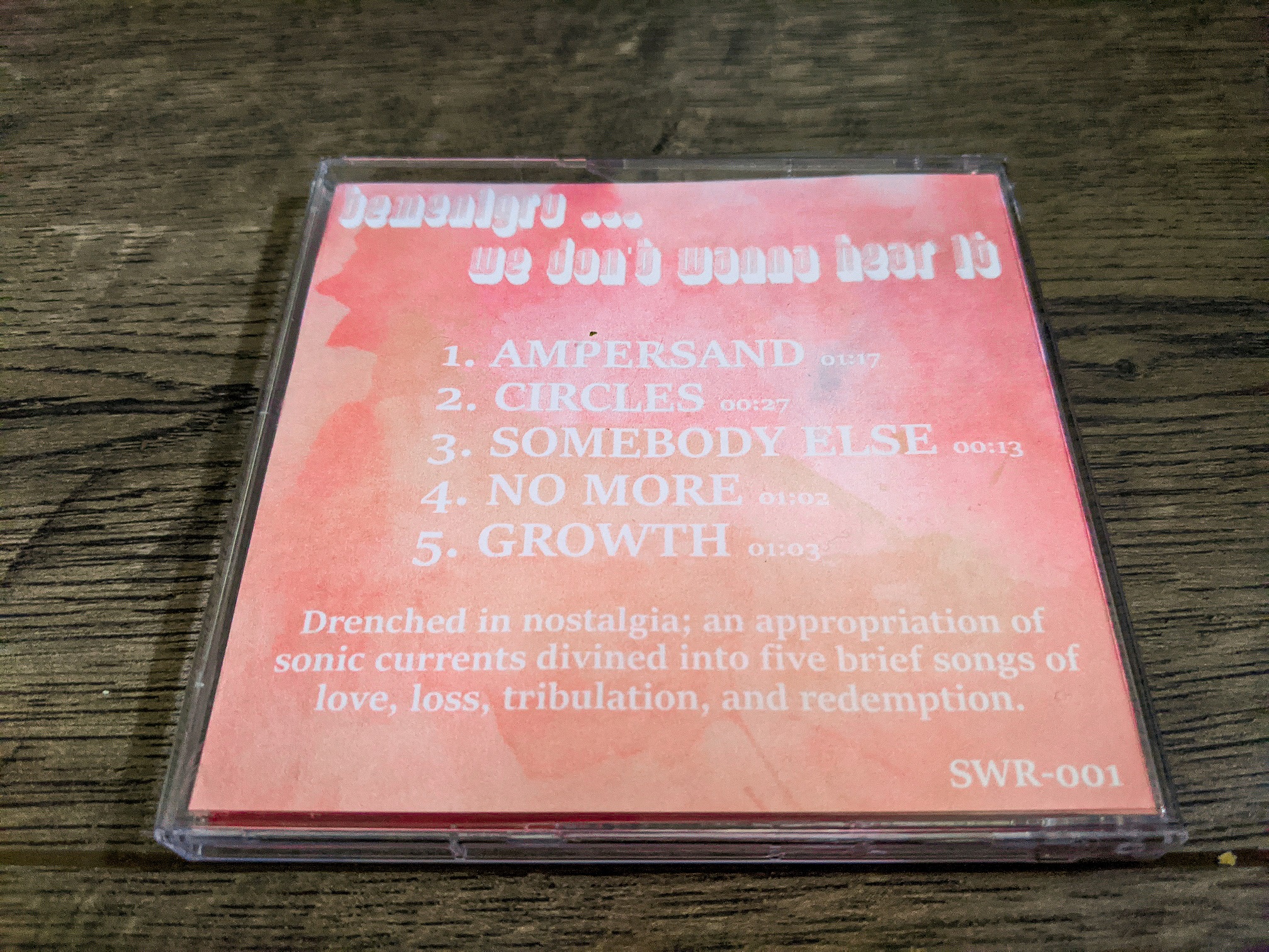 back of jewel case